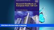 FAVORITE BOOK  Research Handbook on European State Aid Law (Research Handbooks in European Law