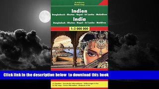 liberty book  India FB Road Map 1:2M (Incl: Bangladesh Bhutan Nepal SriLanka Maldive (English,