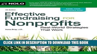 Best Seller Effective Fundraising for Nonprofits: Real-World Strategies That Work Free Read