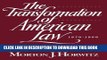Ebook The Transformation of American Law, 1870-1960: The Crisis of Legal Orthodoxy (Oxford