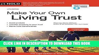 Ebook Make Your Own Living Trust Free Read