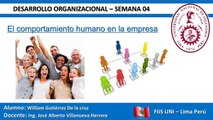 Desarrollo Organizacional - Semana 04