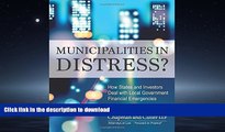 READ  Municipalities in Distress?: How States and Investors Deal with Local Government Financial