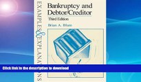 FAVORITE BOOK  Bankruptcy and Debtor/Creditor: Examples and Explanations (Examples   Explanations