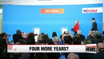 Germany's Angela Merkel announces she'll run for fourth term