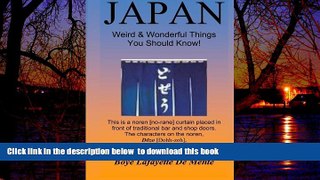 Read book  JAPAN Weird   Wonderful Things You Should Know! BOOOK ONLINE