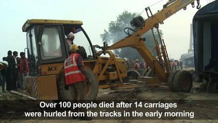 At least 120 killed as Indian train derails