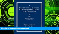 FAVORITE BOOK  Contracts and Sales: Contemporary Cases and Problems, 2013 Selected Rules of