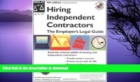 READ  Hiring Independent Contractors: The Employer s Legal Guide (Working With Independent