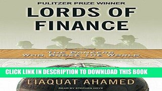 Best Seller Lords of Finance: The Bankers Who Broke the World [MP3 AUDIO] [UNABRIDGED] (MP3 CD)