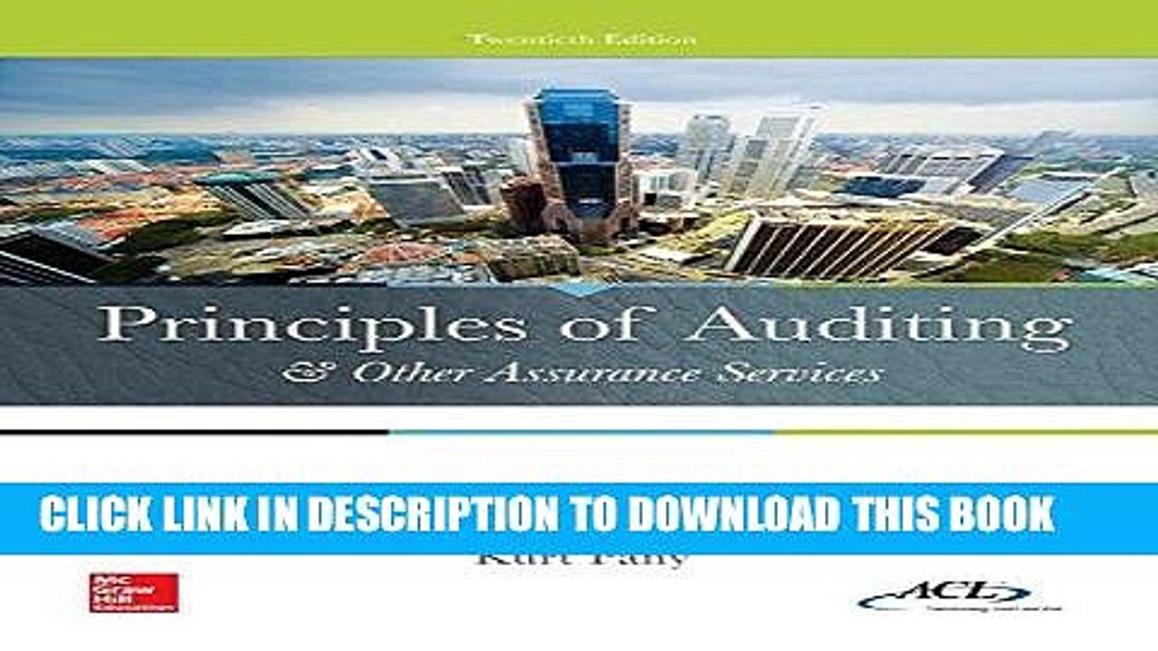 [PDF] Principles of Auditing   Other Assurance Services Full Online