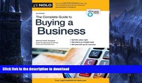 READ BOOK  Complete Guide to Buying a Business, The FULL ONLINE
