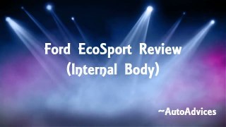 Ford EcoSport SUV Car Internal Design part1