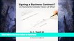 GET PDF  Signing a Business Contract? A Checklist for Greater Peace of Mind  PDF ONLINE