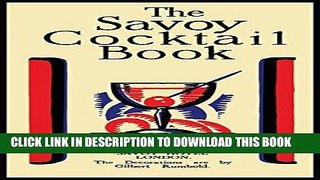 Ebook The Savoy Cocktail Book Free Read