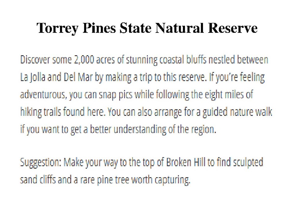 Point, Click, and Shoot These 7 San Diego Spots