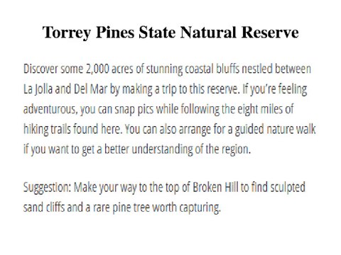 Point, Click, and Shoot These 7 San Diego Spots