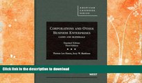 READ BOOK  Corporations and Other Business Enterprises, Cases and Materials (American Casebook