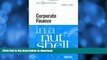 FAVORITE BOOK  Corporate Finance in a Nutshell, 2d (Nutshell Series) (In a Nutshell (West