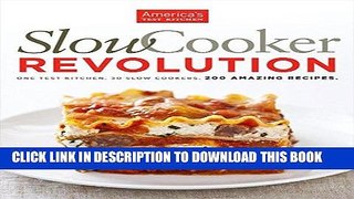 Ebook Slow Cooker Revolution Free Read