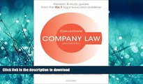 FAVORITE BOOK  Company Law Concentrate: Law Revision and Study Guide  PDF ONLINE