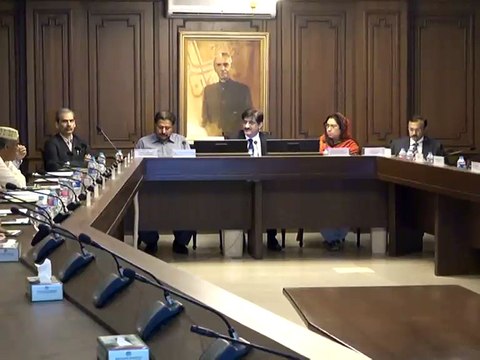 CM Sindh Syed Murad Ali Shah chairs ijlas on Turkish Housing Scheme.. (21-Nov-2016)