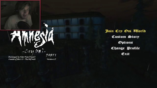 AO ONI IN AMNESIA! - Amnesia Custom Story - Part 1 - Cry Oni