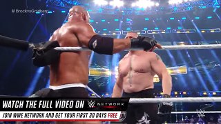 Goldberg vs. Brock Lesnar- Survivor Series 2016 on WWE Network