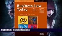 READ  Business Law Today, Standard Edition: Text and Summarized Cases--E-Commerce, Legal, Ethical