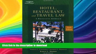 READ BOOK  Hotel, Restaurant   Travel Law FULL ONLINE