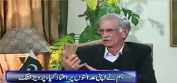 Pervez Khatak badly criticizes the contrary statements of Nawaz Sharif and Hussain Nawaz