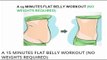 15 Minutes Flat Belly Workout (No Weights Required)