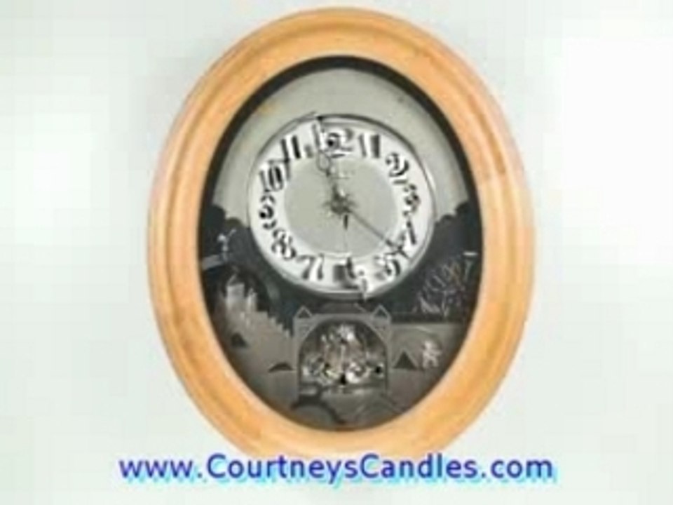 OAK TIMECRACKER RHYTHM SMALL WORLD CLOCK
