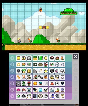 Super Mario Maker for Nintendo 3DS - Creación de nivel