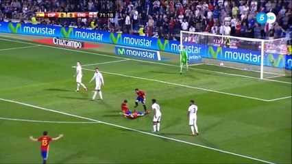 But de Mario Gaspar - Espagne VS Angleterre (Novembre 2015)