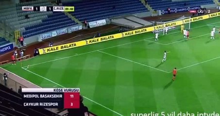 Alexandru Epureanu Goal  - Basaksehir 2-1 Rizespor 21.11.2016