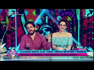 Zumba amenaza e insulta a reportero