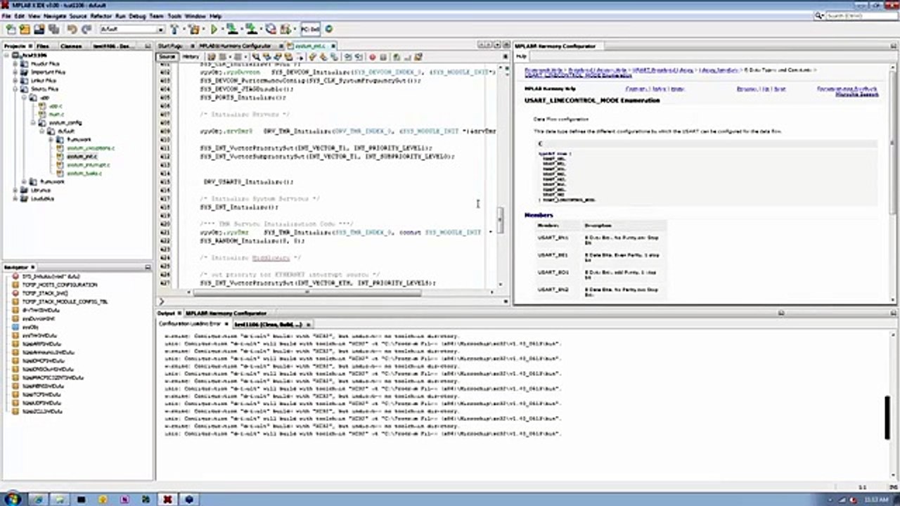 Microchip MPLAB, Using MHC to configure TCP_IP Code