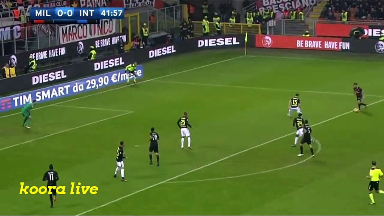 اهداف مباراة ميلان وانتر وميلان 2-2 (20-11-2016) تعليق علي سعيد الكعبي