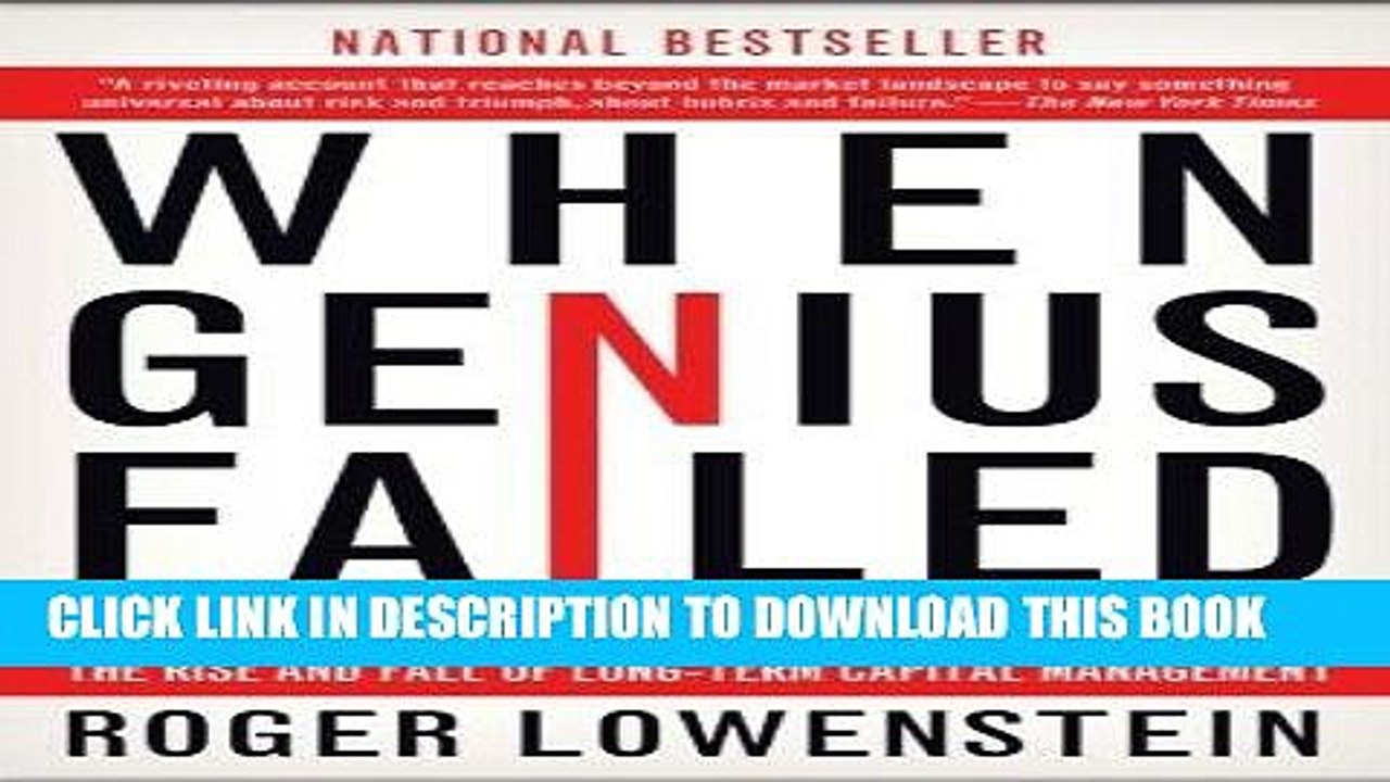 [PDF Kindle] When Genius Failed: The Rise and Fall of Long-Term Capital Management Audiobook Free