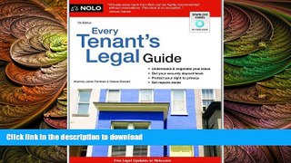 FAVORITE BOOK  Every Tenant s Legal Guide FULL ONLINE