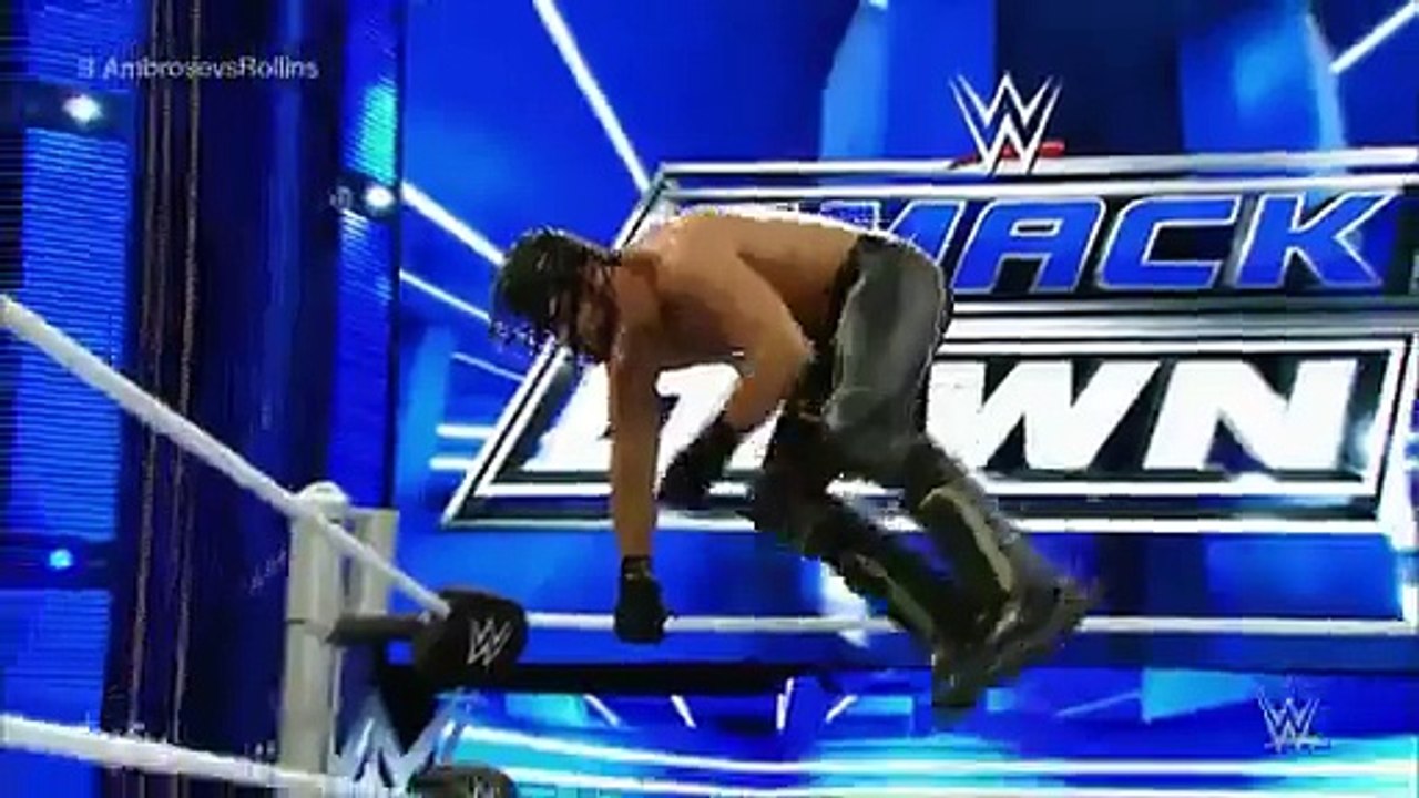 LUCHA COMPLETA | Dean ambrose vs Seth Rollins SmackDown Latino