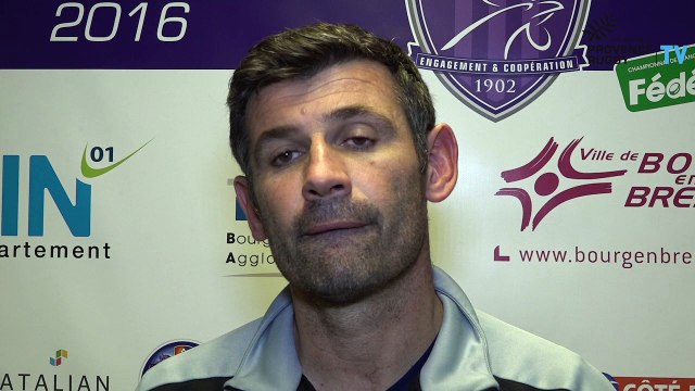 Laurent Mignot après Bourg-en-Bresse / Provence Rugby