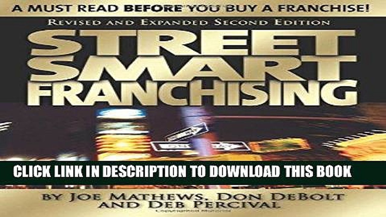 [PDF Kindle] Street Smart Franchising Ebook Download