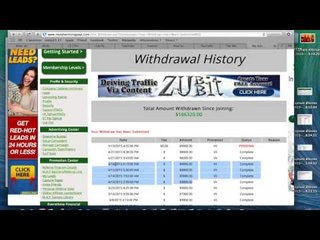 retraits d argent sur my advertesing pays