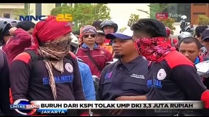 Tolak UMP DKI Jakarta, Buruh Akan Menginap di Balai Kota