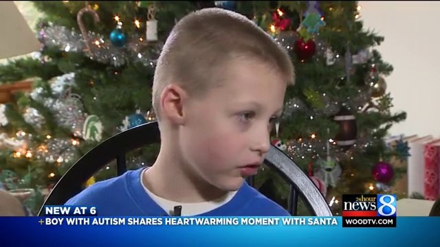 Regardez ce que demande cet enfant autiste au père noel qu'il a croisé au centre commercial