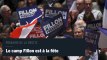 Les partisans de François Fillon célèbrent le score de leur candidat à la primaire