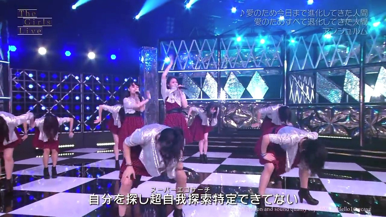 アンジュルム 「愛のため今日まで進化してきた人間 愛のためすべて退化してきた人間」 from The Girls Live #140 20161027 [HD 1080p]