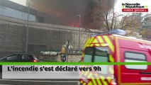 VIDEO. Poitiers. Spectaculaire incendie au TAP